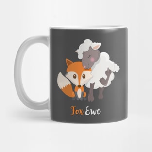 Fox Ewe Funny Cute Foxy Sheep T-shirt Mug